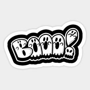 Boo letters Sticker